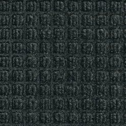 M+A Matting WaterHog Squares Classic Mat, universal cleated, 4' x 6', Charcoal (2005446070)