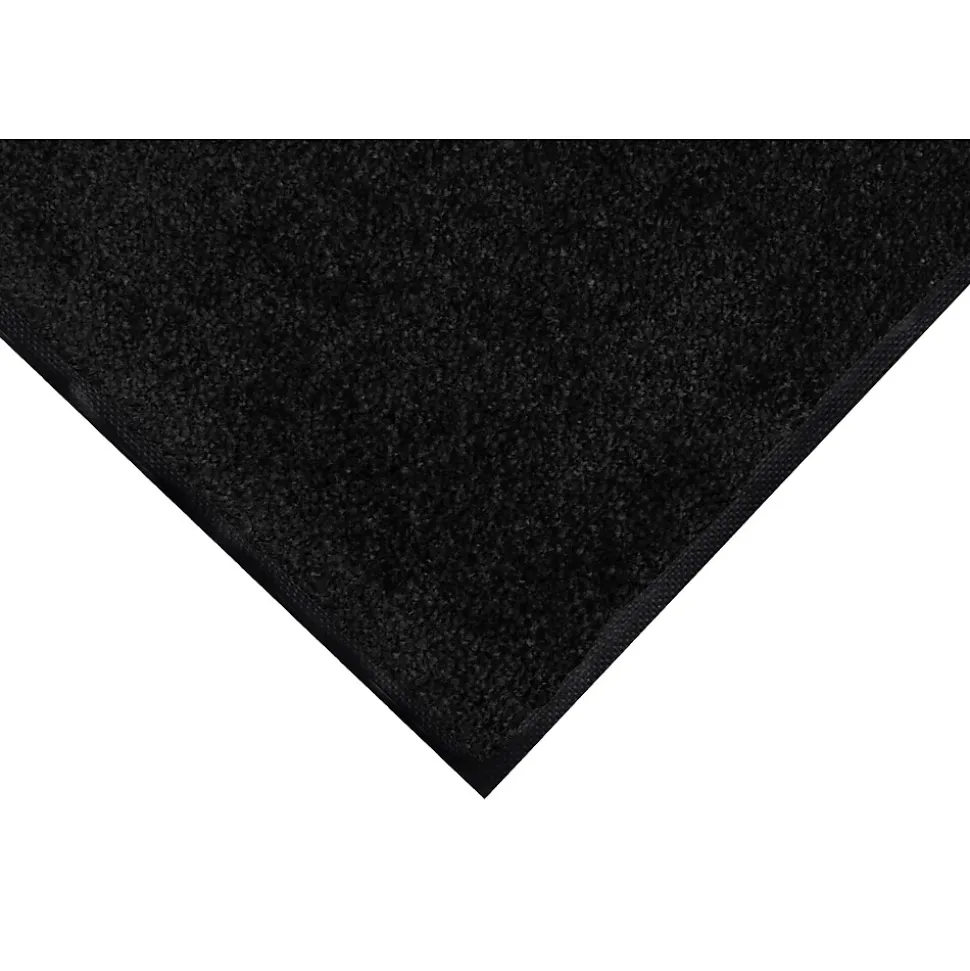 M+A Matting ColorStar Indoor Mat, 2.91' x 4.91', Solid Black (100435540)