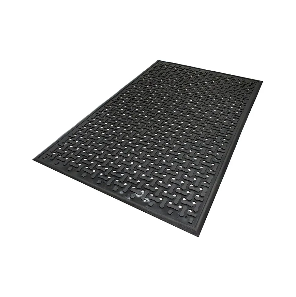 M+A Matting Comfort Flow Anti-Fatigue Mat, 56" x 34 Black (420135900)