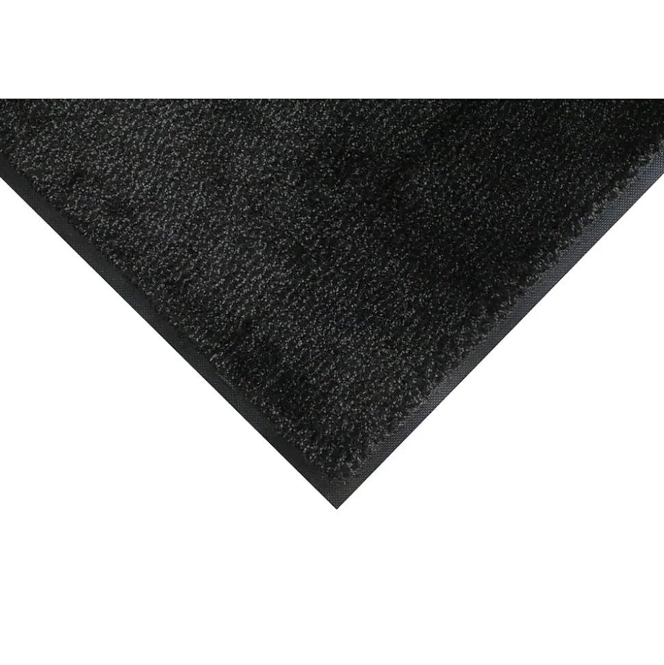 M+A Matting MicroLuxx Indoor Mat, 2.92' x 4.92', Black (12016635150)