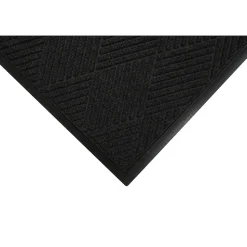 M+A Matting WaterHog Max Diamond Classic Mat, Universal Cleated, 3' x 6', Black Smoke (22957036070)