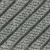 M+A Matting WaterHog Max Grand Diamond, Mat + Two Ends, Universal Cleated, 3' x 7.1', Grey Ash (224973000000)