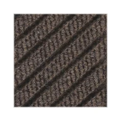 M+A Matting WaterHog Max Grand Diamond, Mat + One End, Universal Cleated, 4' x 10.5', Chestnut Brown (22248754105070)