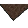 M+A Matting WaterHog Max Herringbone Classic Mat, Smooth, 3' x 10', Chestnut Brown (224075000000)