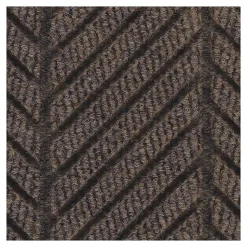 M+A Matting WaterHog Max Herringbone Classic Mat , Universal Cleated, 3' x 10', Chestnut Brown (224075310070)