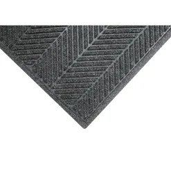 M+A Matting WaterHog Max Herringbone Fashion Mat, Universal Cleated, 3' x 5', Grey Ash (22417335070)