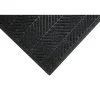 M+A Matting WaterHog Max Herringbone Fashion Mat, Universal Cleated, 3' x 5', Black Smoke (22417035070)