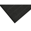 M+A Matting WaterHog Max Herringbone Classic Mat, Universal Cleated, 3' x 5',Black Smoke (22407035070)