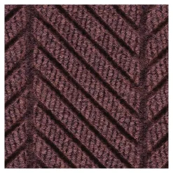 M+A Matting WaterHog Max Herringbone Classic Mat, Universal Cleated, 4' x 10', Maroon (224074000000)