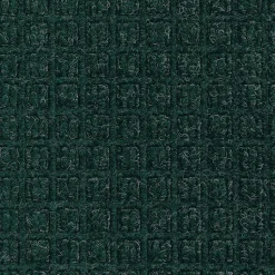 M+A Matting WaterHog Squares Fashion Mat, Universal Cleated , 4' x 20',Evergreen (28059420070)
