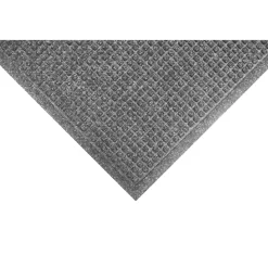 M+A Matting WaterHog Squares Fashion Mat, Universal Cleated,3' x 20', Medium Grey (28057320070)