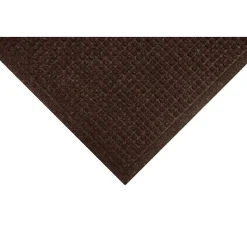 M+A Matting WaterHog Squares Fashion Mat, Universal Cleated, 6' x 20', Dark Brown (28052620070)