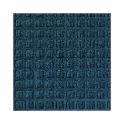 M+A Matting WaterHog Squares Classic Mat, Universal Cleated, 2' x 3', Navy (2006123070)