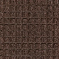 M+A Matting WaterHog Squares Classic Mat, Universal Cleated, 3' x 10', Dark Brown (20052310070)