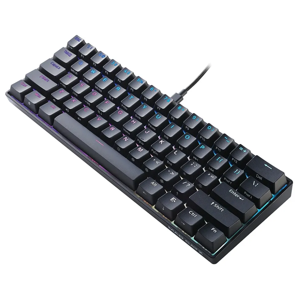 Mad Catz S.T.R.I.K.E. 6 RGB Mechanical Keyboard, Black (KS63NMUSBL000-0)