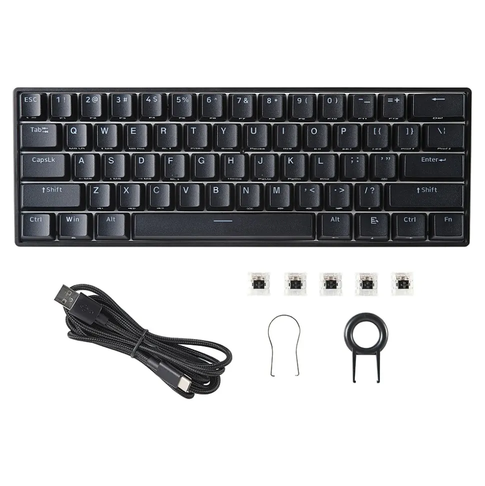 Mad Catz S.T.R.I.K.E. 6 RGB Mechanical Keyboard, Black (KS63NMUSBL000-0)