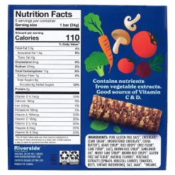 Madegood Chocolate Drizzled Granola Bars, Vanilla, 0.85 oz, 5/Box, 6 Boxes/Pack (307-00427)