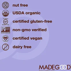 MadeGood Gluten Free Mixed Berry Granola Bar, 0.85 oz., 6 Bars/Box (307-00245)