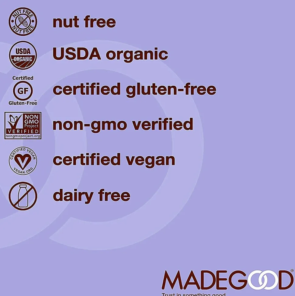 MadeGood Gluten Free Mixed Berry Granola Bar, 0.85 oz., 6 Bars/Box (307-00245)