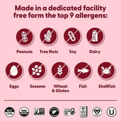 Madegood Strawberry Crispy Squares, 0.78 oz, 6/Box, 6 Boxes/Pack (307-00428)