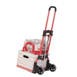 Magna Cart Steel Foldable Hand Truck with Telescoping Handle and 5