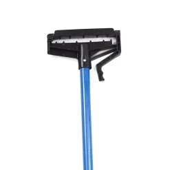 Malish Quick-Release Fiberglass Wet Mop Handle, Blue, 12/Carton (54660)