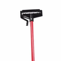 Malish Quick-Release Fiberglass Wet Mop Handle, Red, 12/Carton (54260)