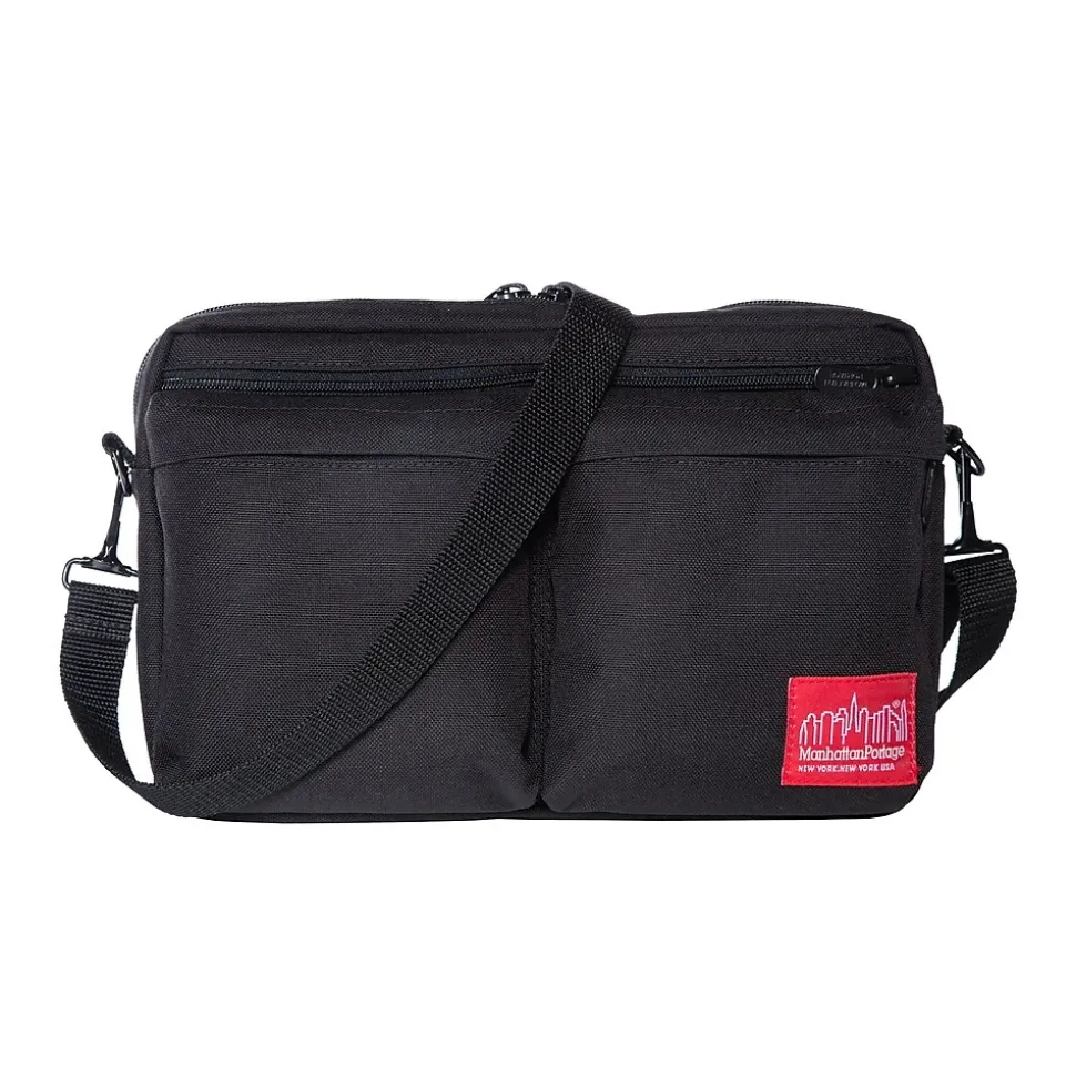Manhattan Portage Albany Shoulder Bag, Black (1412 BLK)