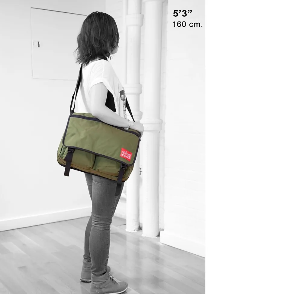 Manhattan Portage Europa Deluxe Large with Back Zipper Olive (1440Z OLV)