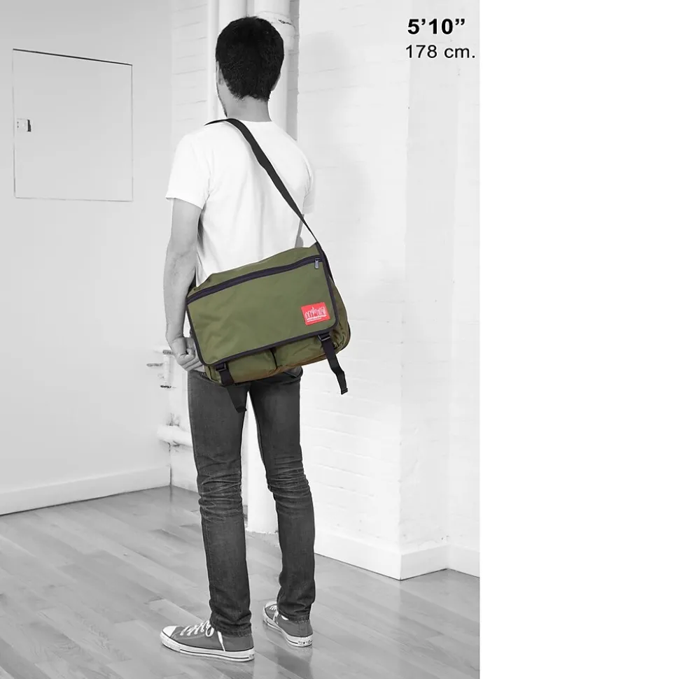Manhattan Portage Europa Deluxe Large with Back Zipper Olive (1440Z OLV)