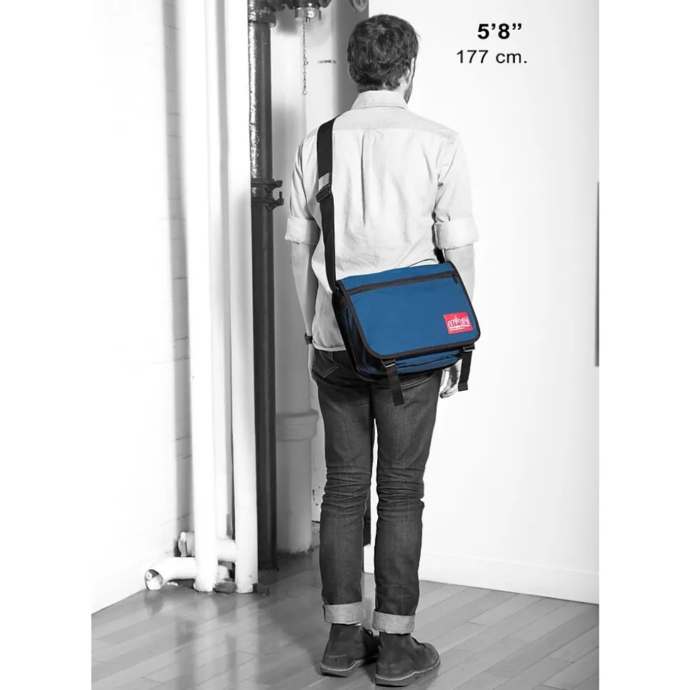 Manhattan Portage Europa Small with Back Zipper And Compartments Navy (1435Z-C NVY)