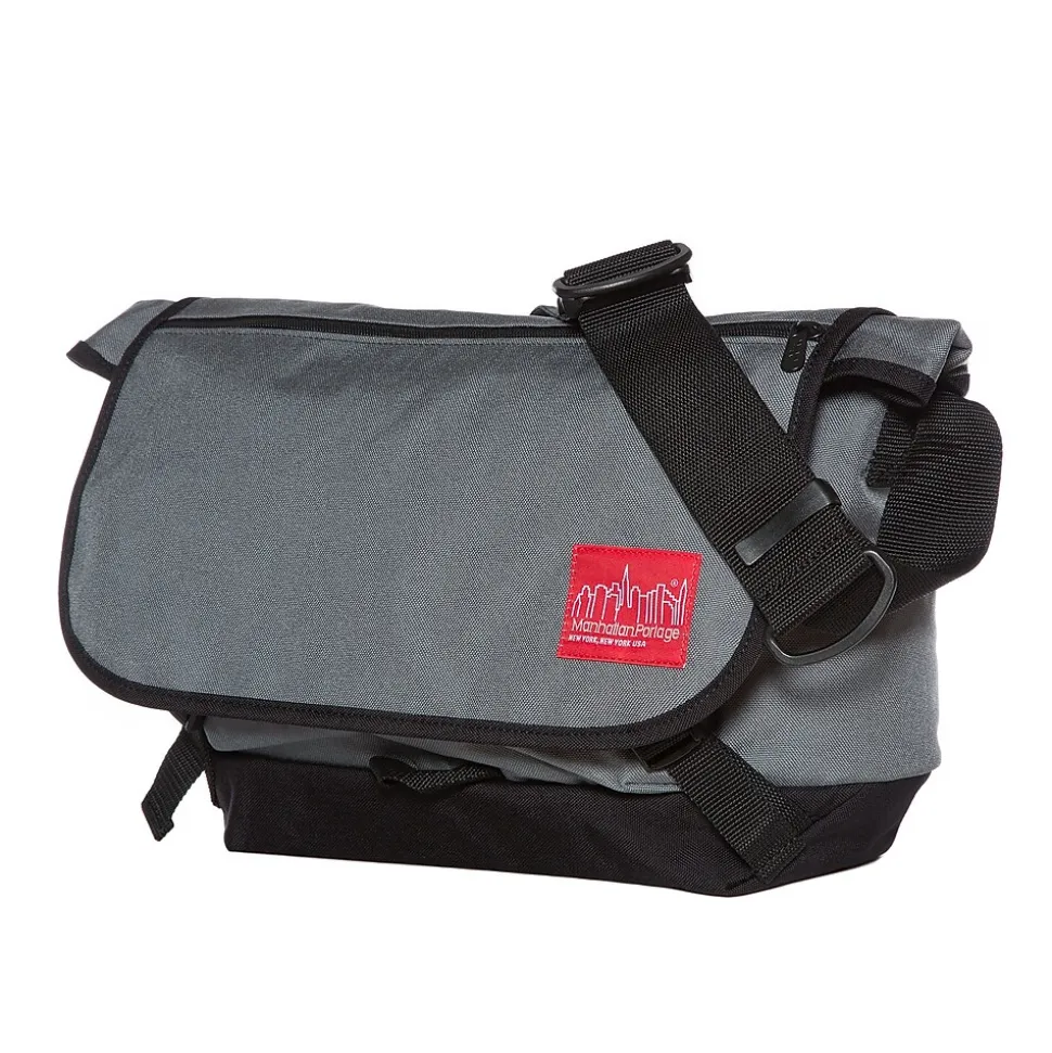 Manhattan Portage Quick-Release Messenger Bag Medium Grey (1642 GRY)