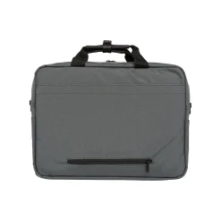 Manhattan Portage Second Avenue Fabric Water-Resistant Briefcase, Gray (1741-BL GRY)