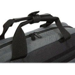 Manhattan Portage Second Avenue Fabric Water-Resistant Briefcase, Gray (1741-BL GRY)