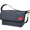 Manhattan Portage Vintage Messenger Bag Large Grey (1607V GRY)