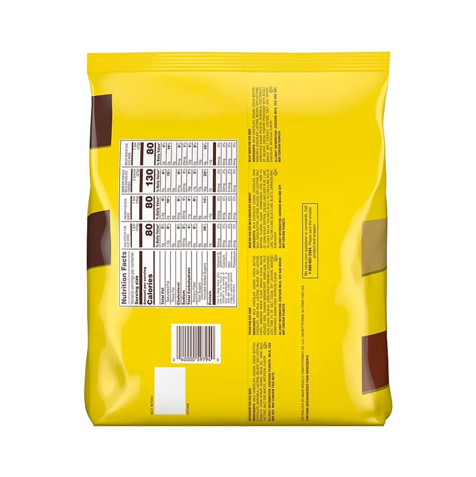 Mars Fun-Size Milk Chocolate Candy Variety Mix, 40.3 oz., 75 Pieces (459747)