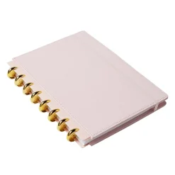 Martha Stewart Customizable Notebook, 6.38" x 9", Unruled, 60 Sheets, Blush (MS107U)