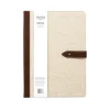 Martha Stewart Faux Leather Padfolio with Buckle Closure, Multicolor (MS101Z)