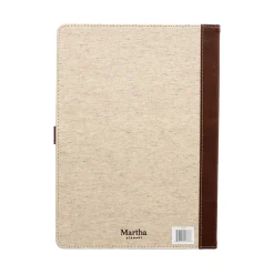 Martha Stewart Faux Leather Padfolio with Buckle Closure, Multicolor (MS101Z)