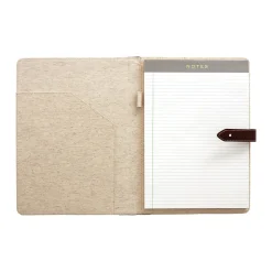 Martha Stewart Faux Leather Padfolio with Buckle Closure, Multicolor (MS101Z)