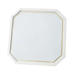 Martha Stewart Mobile Dry-Erase Whiteboard, Wood Frame, 14" x 14" (MS104G)