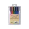 Marvy Uchida LePen Set C Permanent Marker, Micro Fine Tip, Assorted Inks, 10/Pack (430010C)