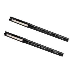 Marvy Uchida Thick Calligraphy Pen Set, Broad Nib, Black Markers, 2/Pack (2191915326A)