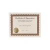 Masterpiece Studios Appreciation Certificates, 8.5" x 11", Metallic Gold, 18/Pack (20104238)