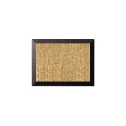MasterVision Cork Bulletin Board, Black Wood Frame, 18"H x 24"W