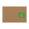Mastervision Earth Cork Bulletin Board, Oak Frame, 4' x 3' (SB0720001233)
