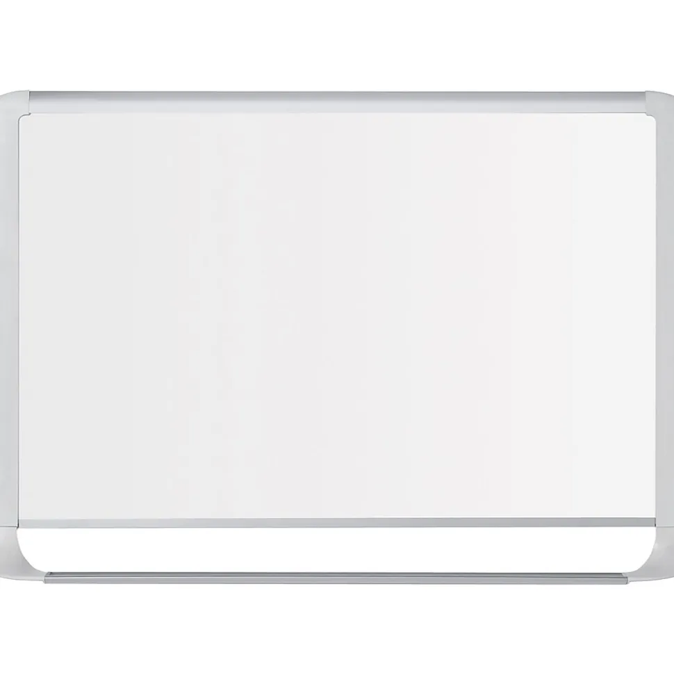 MasterVision® Gold Ultra™ 48" x 96" x 7/10" Steel Magnetic Dry Erase Boards, White (MVI210205)