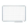MasterVision Platinum Plus Magnetic Porcelain Planning Board, Aluminum Frame, 6' x 4' (CR1230830)