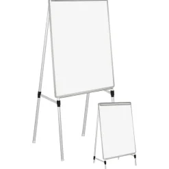 MasterVision Silver Easy Clean Melamine Dry-Erase Whiteboard, Aluminum Frame, 3' x 2' (BVCEA2300335MV)