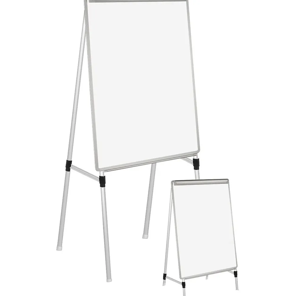 MasterVision Silver Easy Clean Melamine Dry-Erase Whiteboard, Aluminum Frame, 3' x 2' (BVCEA2300335MV)